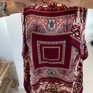 Monteau handkerchief bohemian coverup tunic
